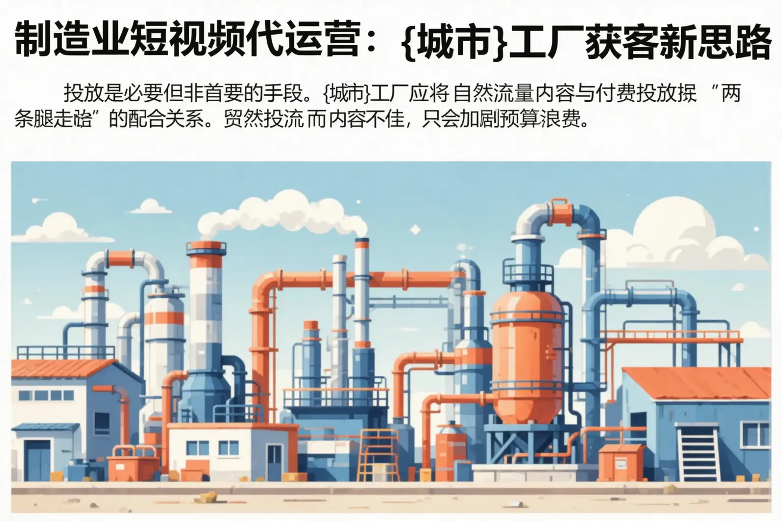 制造业短视频代运营:永城工厂获客新思路